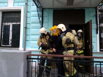 В Керчи спасатели провели практическую тренировку с сотрудниками МВД
