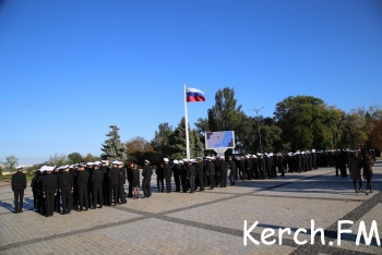 На площади Ленина прошла генеральная репетиция посвящения в курсанты