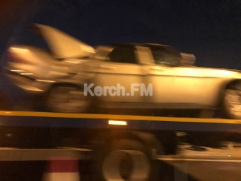 На автоподходе к Крымскому мосту произошла авария