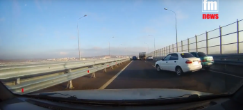 Керчанин стал свидетелем аварии на ШГС  (видео)