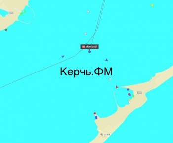 Новости » Криминал и ЧП: В Керченском проливе очередное судно село на мель