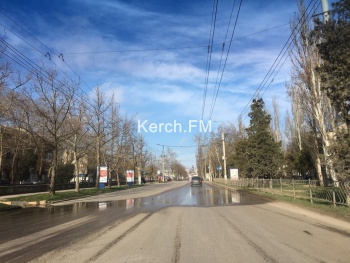 На Еременко произошёл прорыв водовода