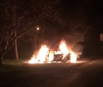 В Крыму массово горят машины