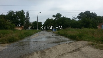 В Керчи произошел очередной порыв водовода