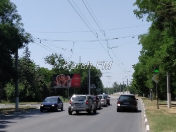 Новости » Общество: На перекрестке Вокзальное шоссе-Годыны не горит зеленый на одном из светофоров