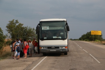 Новости » Общество: Автобус Симферополь - Граница с Украиной запустили в Крыму