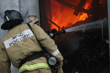 На пожаре в Багерово сгорел мужчина