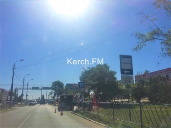 Новости » Общество: На Ворошилова в Керчи скоро появится новый дорожный знак