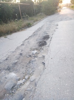 Керчане показали «ремонт» дороги на Островского
