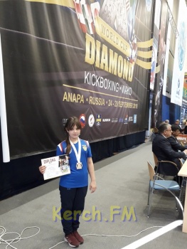 Керчанка Евгения Боднарчук стала медалисткой на Кубке Мира по кикбоксингу