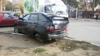 В Аршинцево на обочину «вылетел» автомобиль