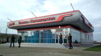 Станция Тамань-Пассажирская готовится встретить поезд с Путиным