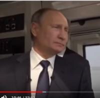 Путин проехал по Крымскому мосту – видео с прямой трансляции