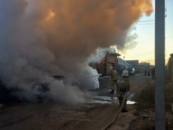 В Крыму сгорел очередной автомобиль