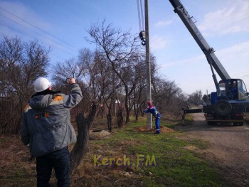 Керченский РЭС завершает свою часть работ для будущей канализационной насосной в Капканах