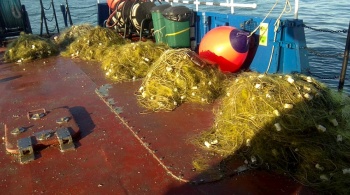 Пограничники нашли в Азовском море сети задержанных украинских моряков