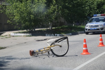 В Керчи сбили велосипедиста