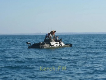 Поиски затонувшей в Керченском проливе бронемашины БРДМ-2 возобновятся 28 июля