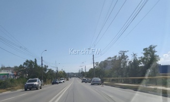 На Камыш-Бурунском шоссе произошла авария