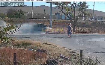 Видео ДТП в Октябрьском под Керчью