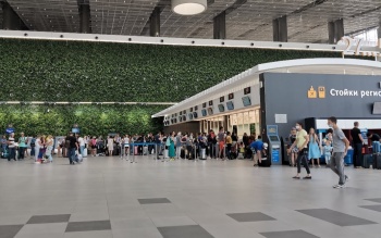 Новости » Общество: Новый рекорд аэропорта Симферополь: почти 45 тыс пассажиров за сутки