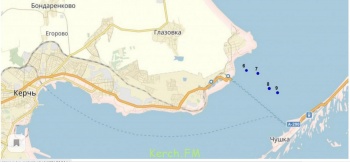 В Керченском проливе зафиксировали загрязнение морских вод нефтепродуктами