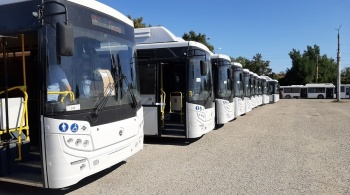 Крым  получил первые  30 новых автобусов