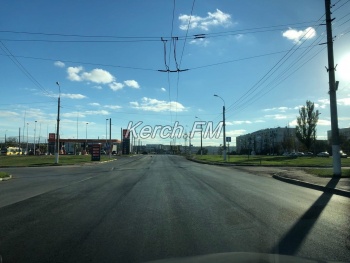 В Керчи закончили укладку асфальта в районе АТП-Ворошилова