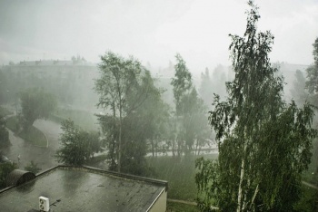 Сегодня в Крыму  сохранятся местами очень сильные дожди