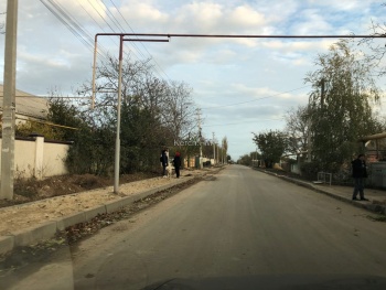 На Феодосийском шоссе делают пешеходные дорожки