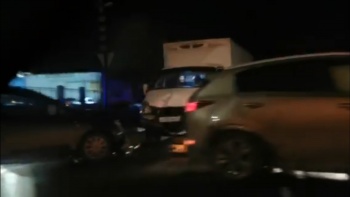 Вчера в Керчи произошла тройная авария