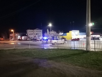 Новости » Криминал и ЧП: На Таврической площади произошла авария