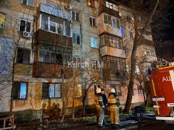 В Керчи на Гудованцева горела квартира, погиб мужчина
