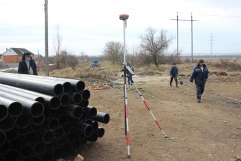 Строительство водопровода стартовало в поселке Героевское