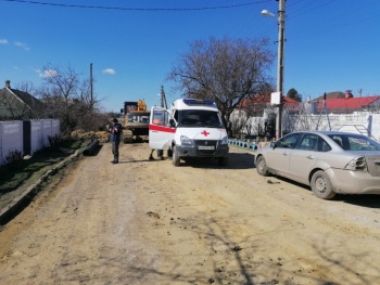 В Керчи мужчину засыпало землей