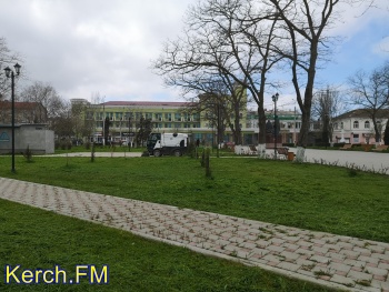 Новости » Общество: Керченский морвокзал приводят в порядок