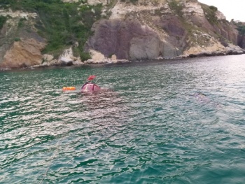 Туристы в Крыму утопили катер из-за большой медузы