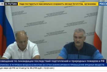 Новости » Общество: Брусаков и Аксенов отчитались Путину о потопах в Керчи