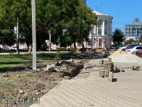 На Морвокзале в Керчи приступили к восстановлению разрушений после потопа