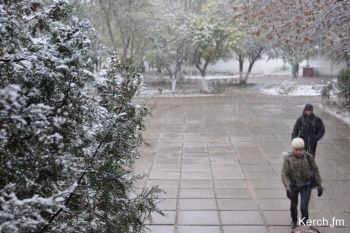 Новости » Общество: Крыму синоптики обещают привет от русской зимы в виде снега