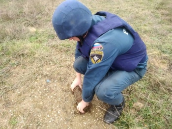 Новости » Общество: В Керчи нашли авиабомбу времен ВОВ