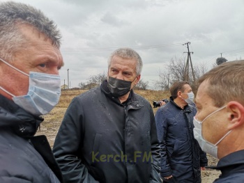 Аксенов торжественно пустил новый газ в керченскую Героевку