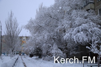 На выходных Крым накроет холодный фронт со снегом и морозом
