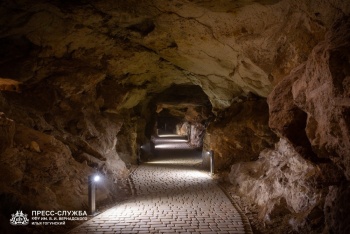 Подготовка пещеры «Таврида» к открытию в стадии завершения