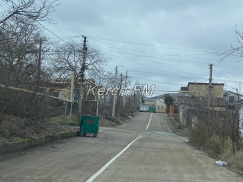 Керчане впервые увидели разметку на ул. Крупской