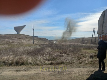 В Героевке взорвали обнаруженный боеприпас, - керчане