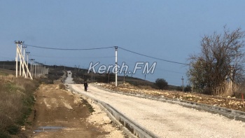 Новости » Общество: Строительство дороги к Крепости Керчь возобновили