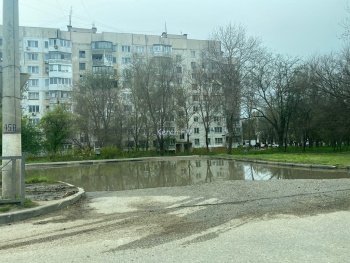 Новости » Общество: Керчане просят быстрее отремонтировать дорогу на дублёре ул. Генерала Петрова