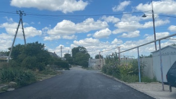 Новости » Общество: На ул. 1-ой Эспланадной дорогу заасфальтировали полностью
