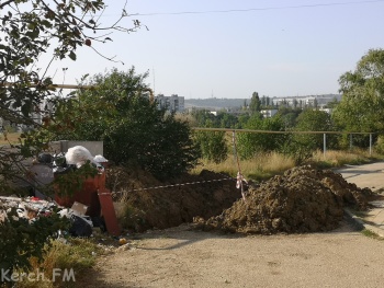 Новости » Общество: Вонь и мухи: водоканал заблокировал мусорную площадку под окнами многоэтажки в Керчи